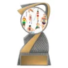 alc474a-silver Silver arclight colour - track & field with plastic construction