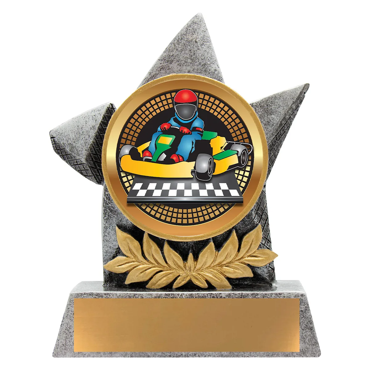 ab65-silver Silver argo - go kart with resin construction