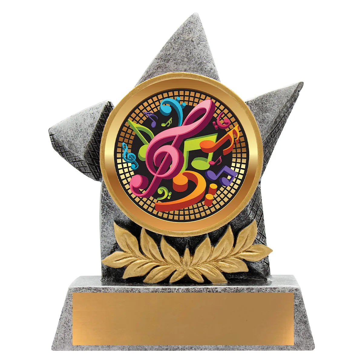 ab21-silver Silver argo - music with resin construction