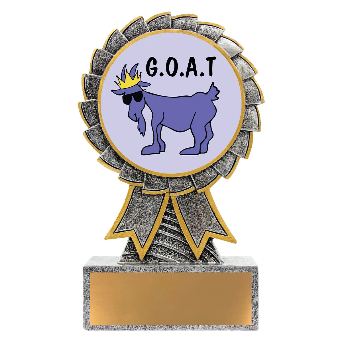ast09-silver Silver aster - goat with resin construction