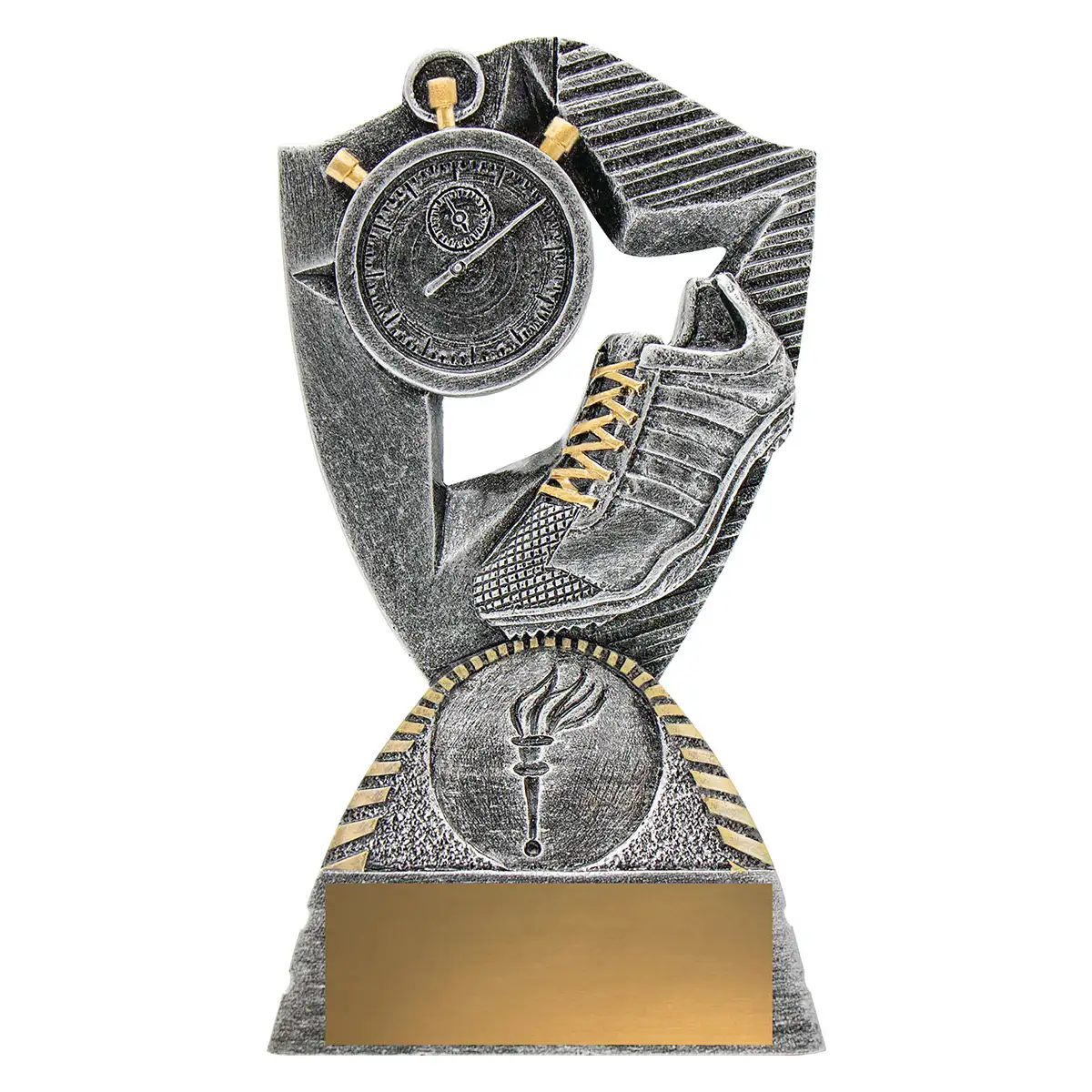 Silver athletics gambit with resin construction