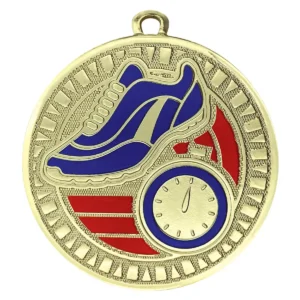 Gold athletics spark with metal construction