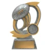 12088a-silver Silver aussie rules gravity with resin construction