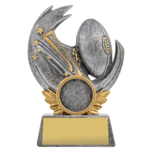 Silver aussie rules lunar with resin construction