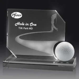 Ball glass pedestal with glass construction
