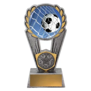 Silver ball in net polaris - colour with resin construction