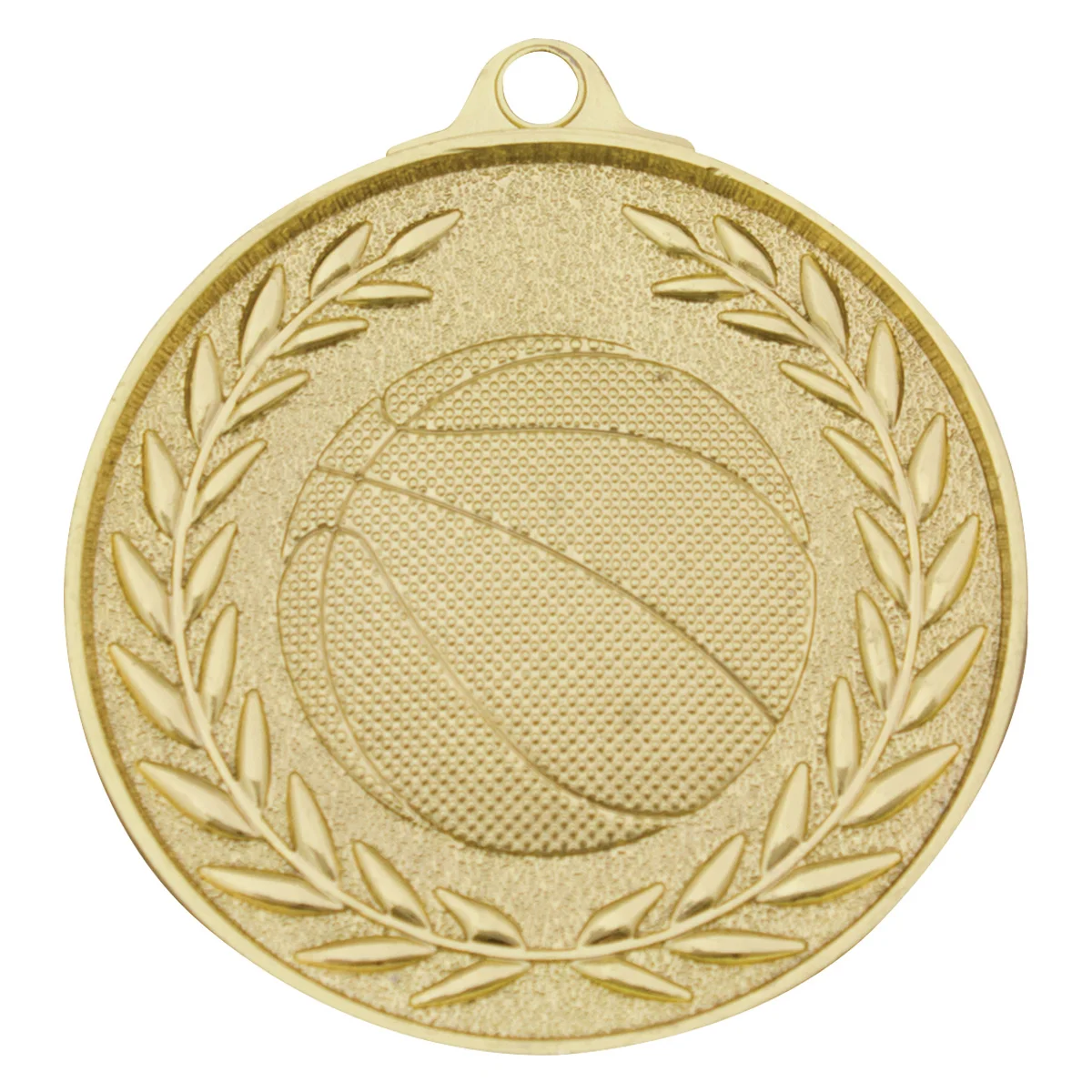 Gold basketball classic wreath with metal construction