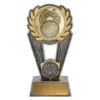 Silver / gold basketball polaris with resin / metal construction