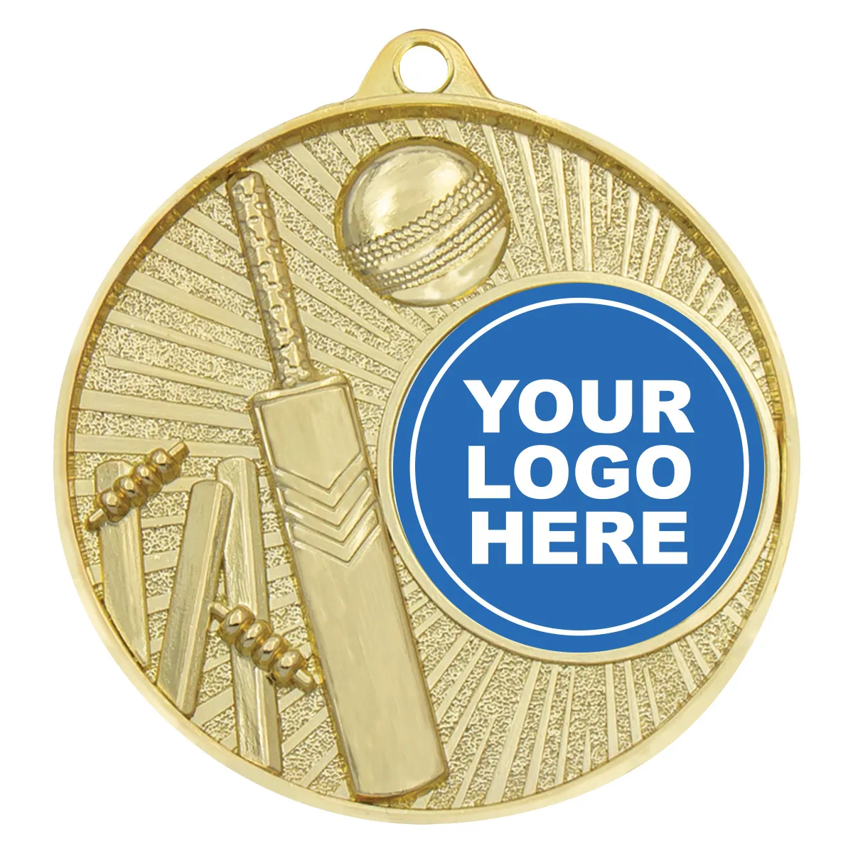 mz710g-gold Gold blitz medal - shiny gold with metal construction