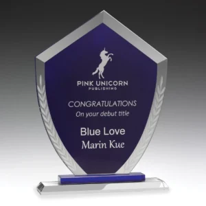 Blue blue charter with glass construction