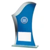 ga812a-blue Blue blue wave with glass construction