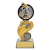 ur08a-silver Silver bmx flame with resin construction