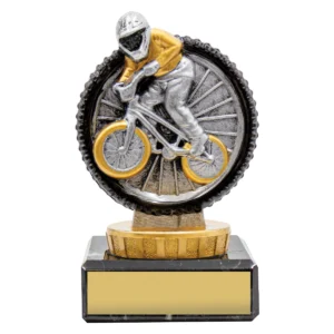 Black bmx marble with marble construction