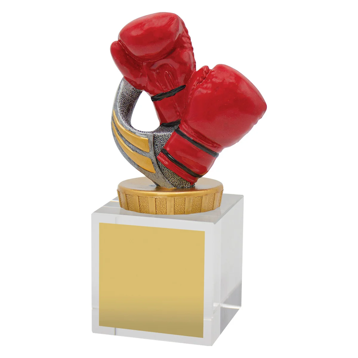 ub32a-silver Silver boxing budget crystal with crystal construction