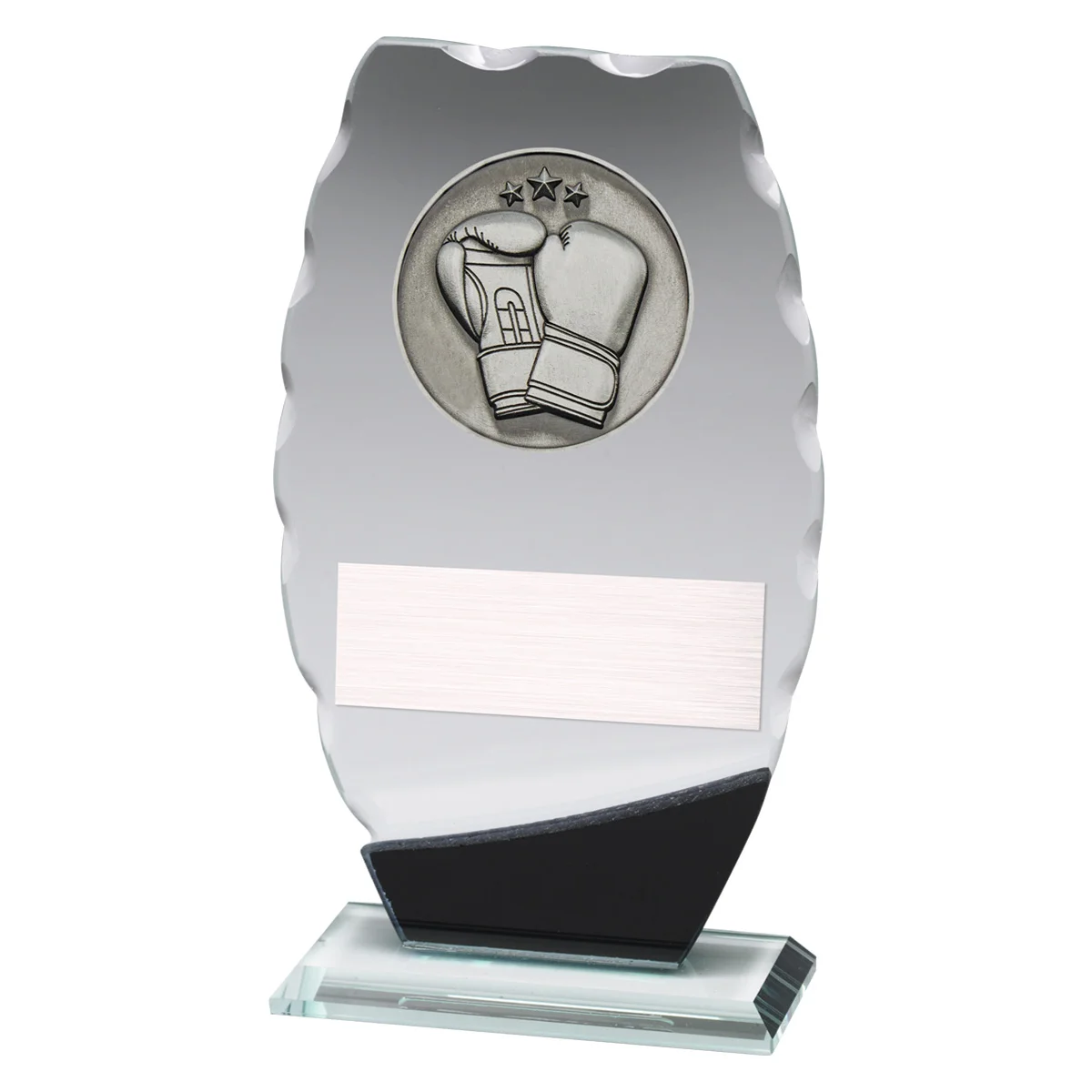 Boxing clipped oval with glass construction