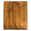 Light walnut budget plaque with timber construction