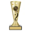 crv83a-gold Gold carnival cup - bowls with plastic / marble construction