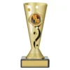 crv94a-gold Gold carnival cup - drama with plastic / marble construction