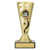 crv50a-gold Gold carnival cup - ice hockey with plastic / marble construction