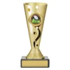 crv39a-gold Gold carnival cup - league / union with plastic / marble construction