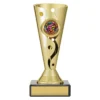crv21a-gold Gold carnival cup - music with plastic / marble construction