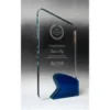 Clear / blue celestial glass- arch with glass construction