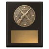 Black challenge plaque - rifle with timber construction