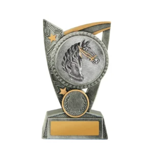 Silver challenger stand-horses with res / ilient construction