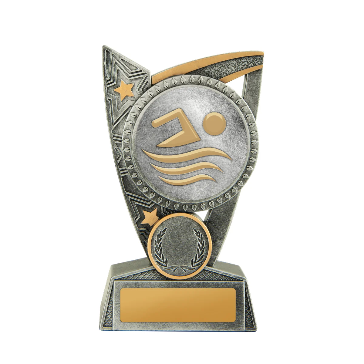 17a-2dc2a-silver Silver challenger stand-swimming with res / ilient construction