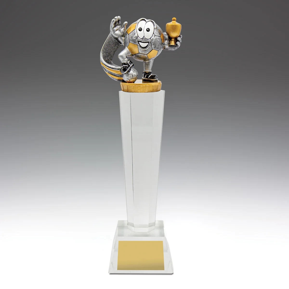 uc04a-grey-bg Character crystal pedestal with crystal construction