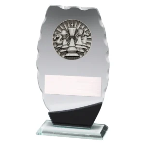 Chess clipped oval with glass construction