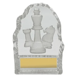 Chess crystal iceberg with crystal construction