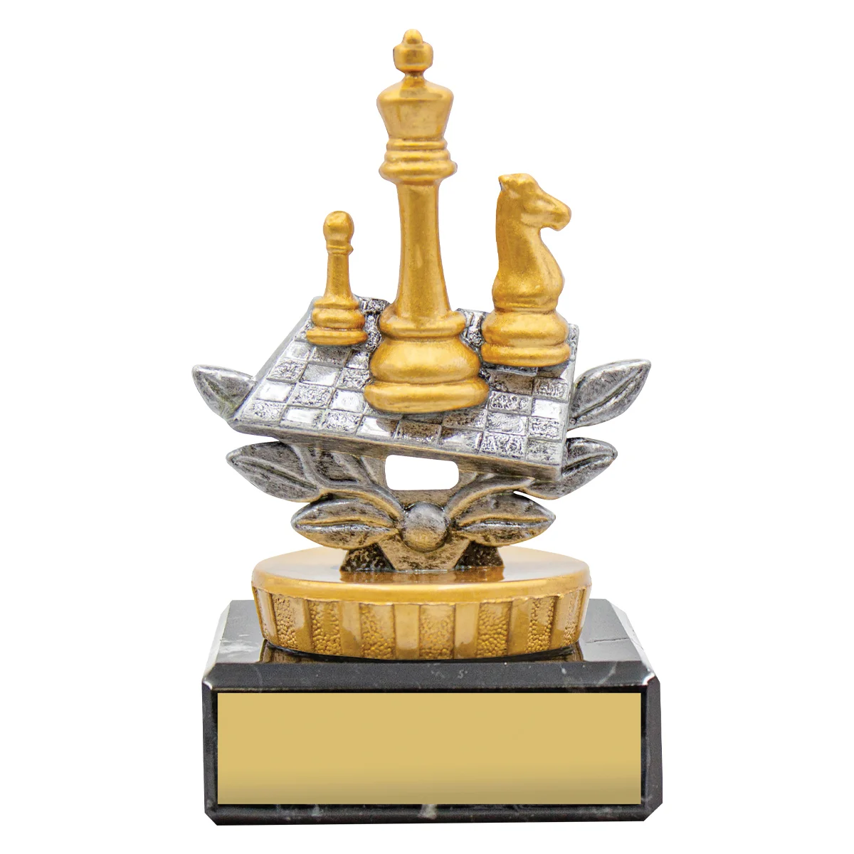 um78a-black Black chess marble with marble construction