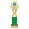 chev04d-green Green chevron with plastic / marble construction