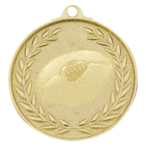 Gold classic wreath footy with metal construction