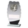 wm787a Clipped oval - female with glass construction