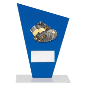 Blue cobalt glass - lifesaving with glass construction