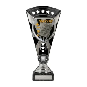 Gunmetal / black cobra cup-maths with plastic / marble construction