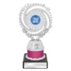 d5192b-pink Pink cosmic series - pink with plastic / marble construction