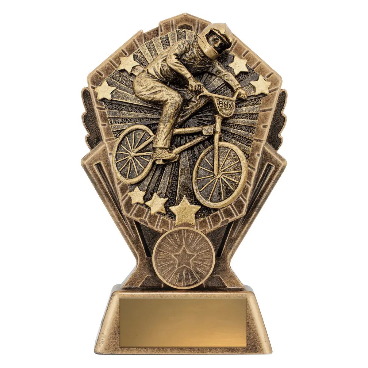 cr107a-gold Gold cosmos - bmx with resin construction