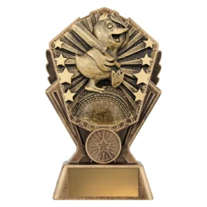 Gold cosmos - duck with resin construction