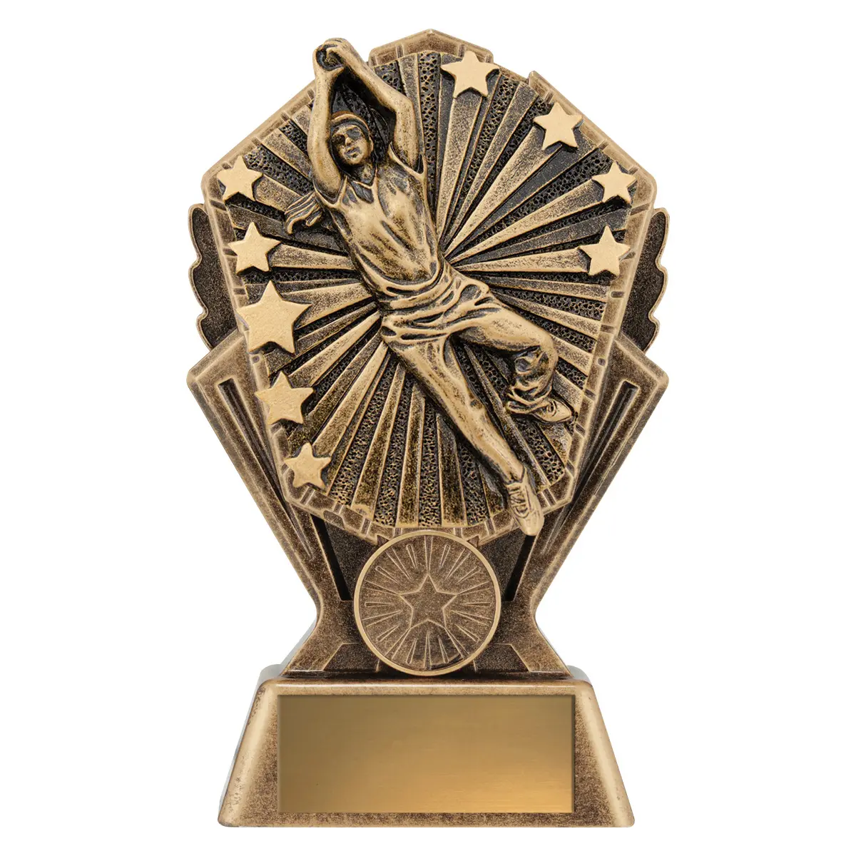 Gold cosmos - female fielding with resin construction