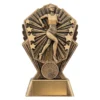 cr102a-gold Gold cosmos - female running with resin construction