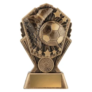 Gold cosmos - football with resin construction