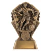 cr180a-gold Gold cosmos - football male with resin construction