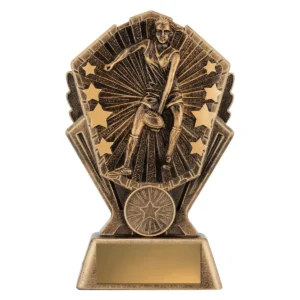 Gold cosmos - footy female with resin construction