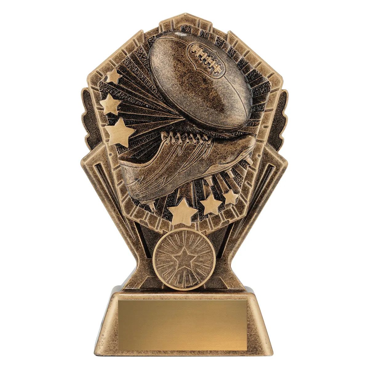 cr131a-gold Gold cosmos - footy with resin construction