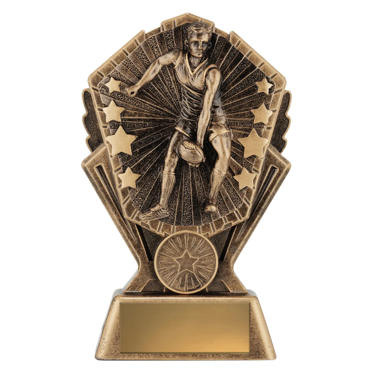 Gold cosmos - footy male with resin construction