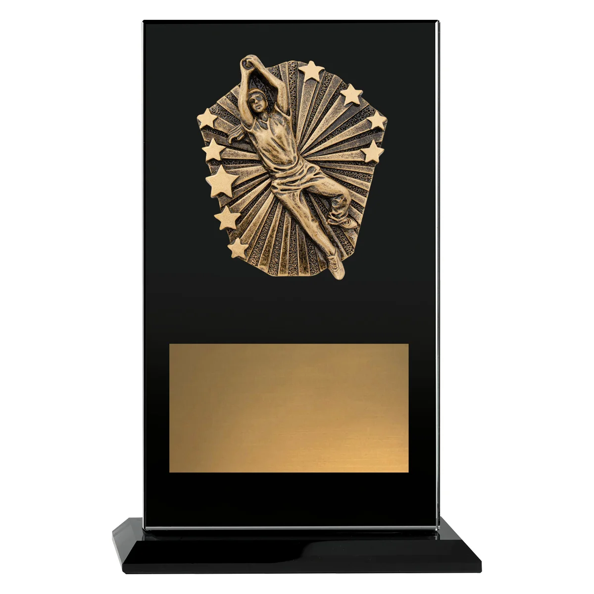 ckg220a-black Black cosmos glass - female fielding with glass construction