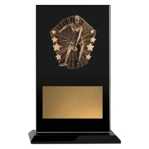Black cosmos glass - footy female with glass construction